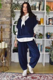 Terry B Hi Lo Tank Navy